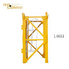 ISO9001 Tower Crane Mast Section For Mast Section L46A1 Plate Type